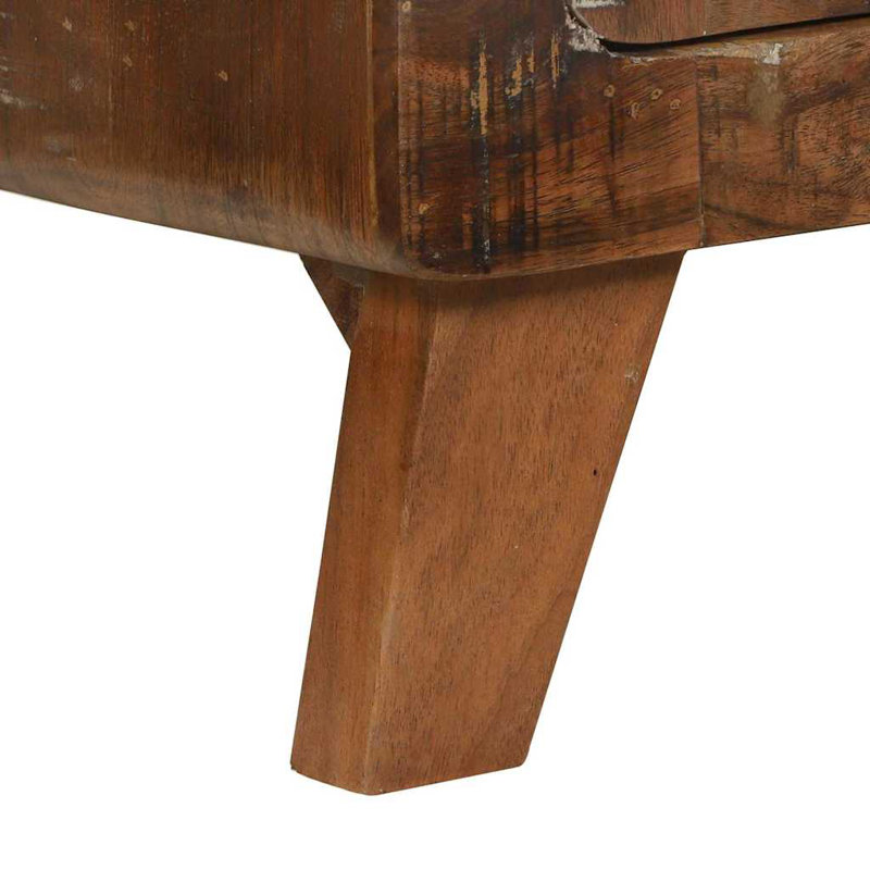 Solid Wood Coffee Table with Storage