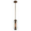 Atwater - 1 Light Hanger - Vintage Brass - Clear Glass