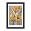 Ocre et tulipes grises I - reproduction sur toile-32562981-72126823