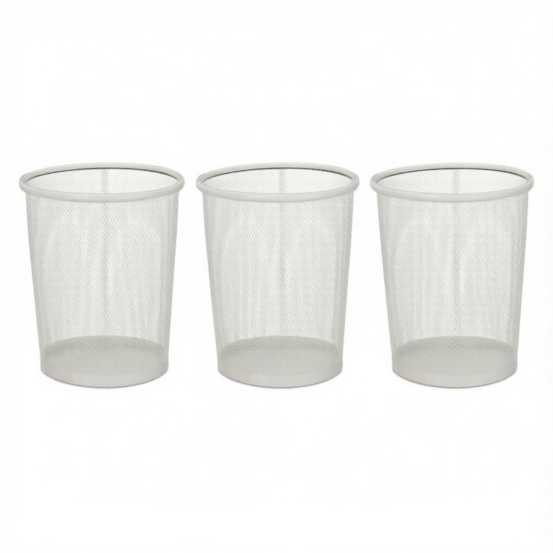 Cannelburg 3 Piece Waste Bin Set, 8 L