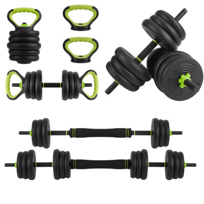 Qeetex 1 93.61 Black Standard Dumbbell