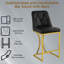 Tabouret de comptoir rembourré en similicuir-1470775823