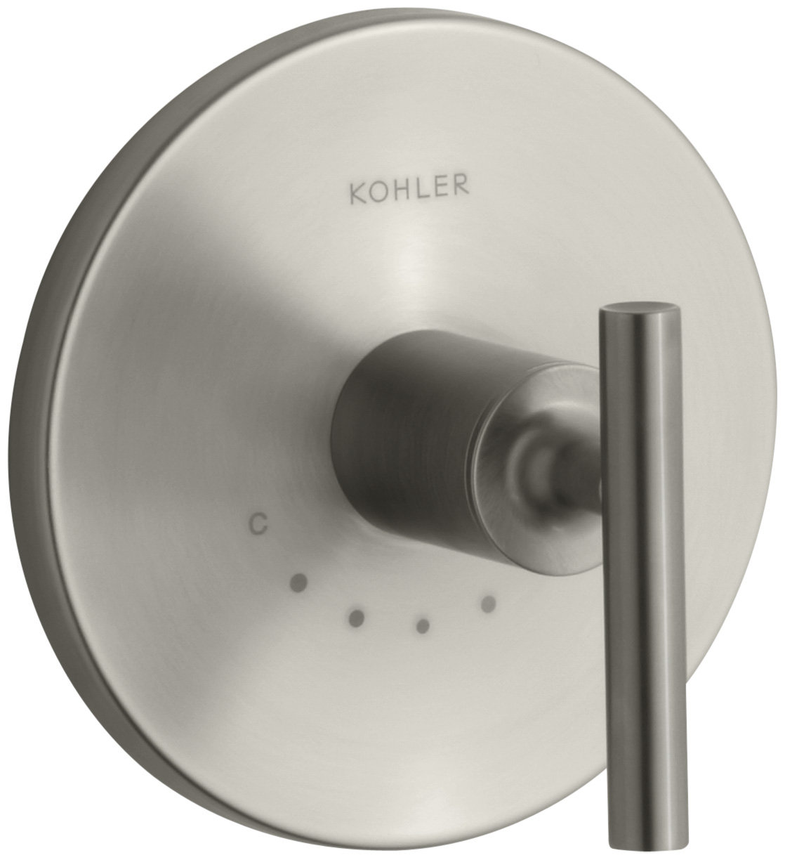 KT144884BN,CP Kohler Purist® Valve Trim with Lever Handle for