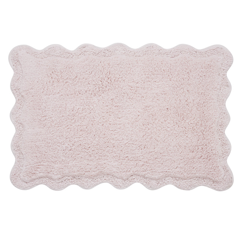 Tapis pour salle de bain Home, Simple - L 17 po x l 24 po, Rose