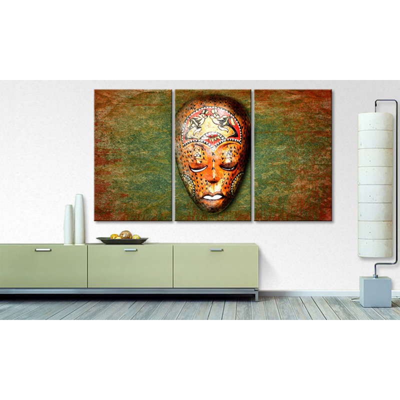 Afro Dream - Wrapped Canvas Print, 100 cm H x 180 cm W, 3 Piece Canvas Set