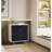 DFW 3 Drawer Dresser For Bedroom, Fluted Modern Nightstand With Deep Drawers, Chest Of Drawers With Wide Top, Wooden Dresser Organizer, Side Table For Living Room, Hallway, Kids Room White+Navy Blue