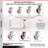 4 Piece Poly on Aluminum Caster Set