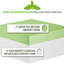 Collection Herbal Fusion, matelas en mousse viscoélastique infusée de thé vert, taille grand, blanc.-845211223-845211222