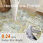 Tapis abstrait lavable à la machine avec envers antidérapant Kely-111702535