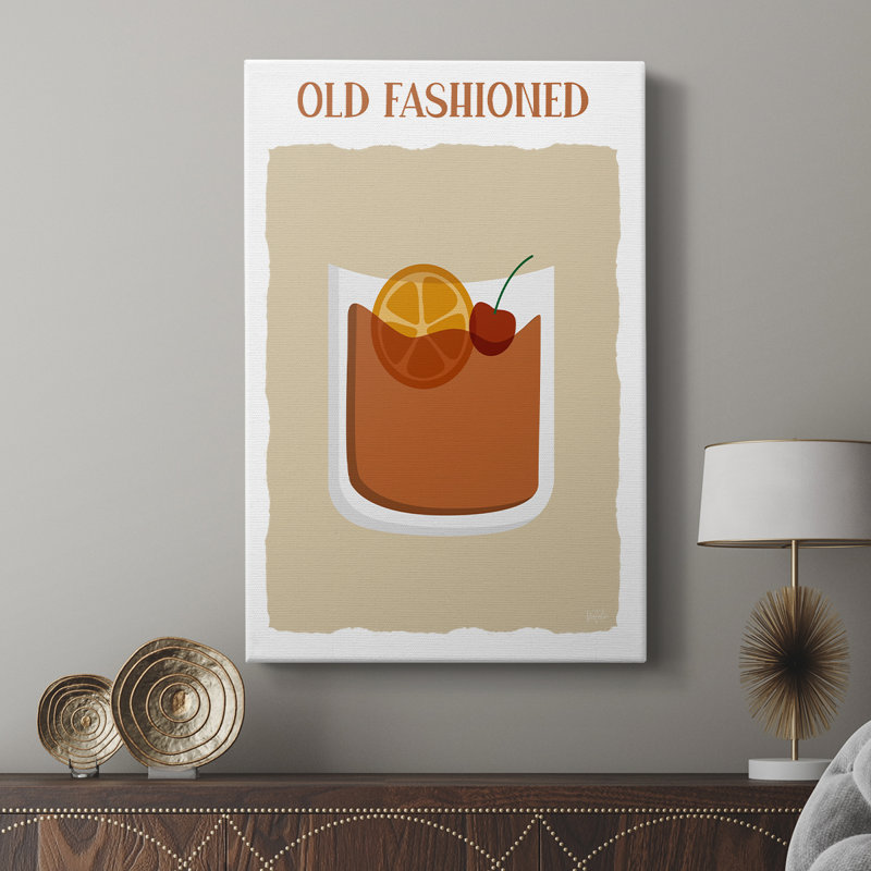 Old Fashioned -Gallery Wrapped Cavas, 18" H x 12" W
