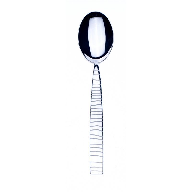 Tigre Dessert Spoon - 12 Pieces, Silver