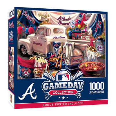 MasterPieces Atlanta Braves Gameday 1000 Piece Jigsaw Puzzle, Age 14+