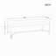 Banc long rembourré vert-1781646500