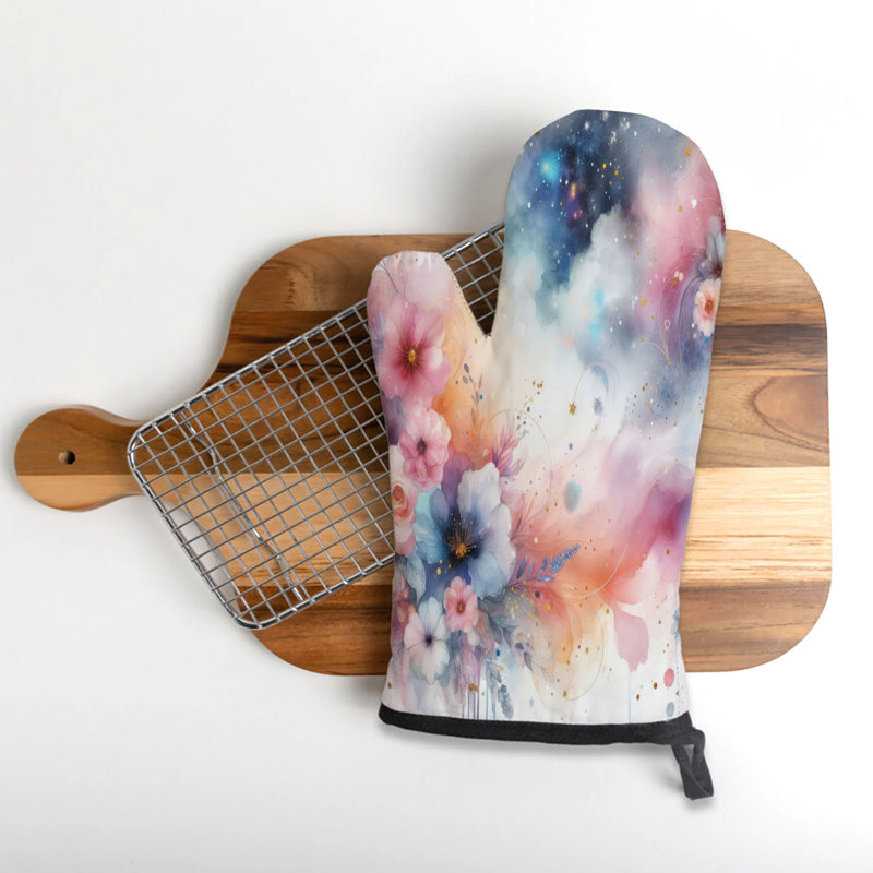 Gentle Splashes Oven Mitt Cotton Twill