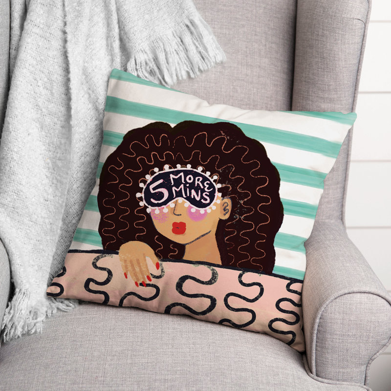 Striped Reversible Throw Pillow, 16" x 16"