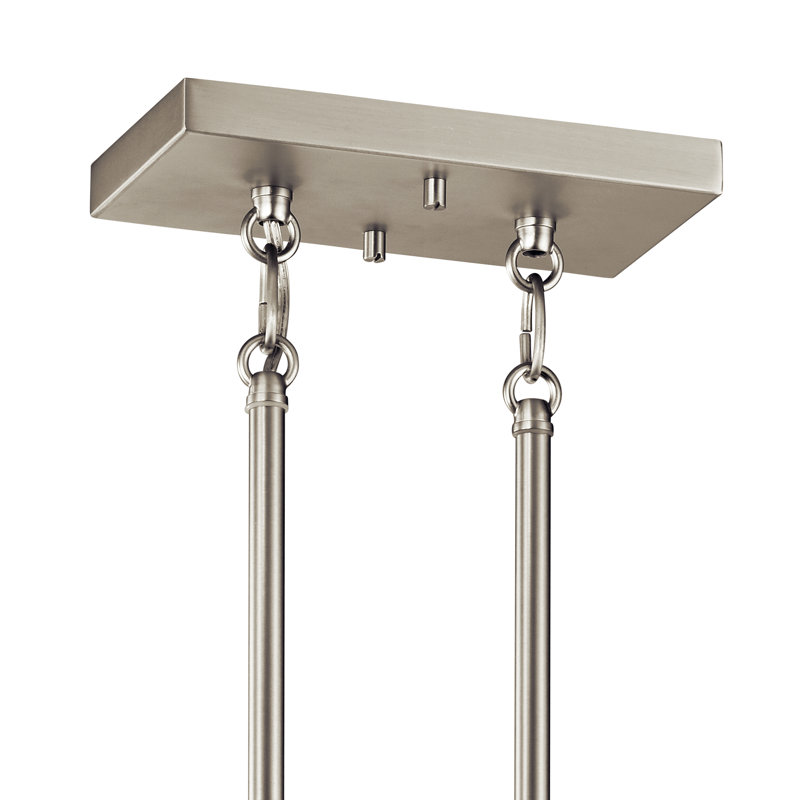 Lustre linéaire 4Lt, Nickel brossé