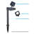 2CCT Solar Path Lights, Dusk to Dawn Dimmable Solar Landscape Pathway Lights, IP65 Waterproof, Square Head
