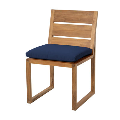 Chaise de terrasse avec coussin Uvita