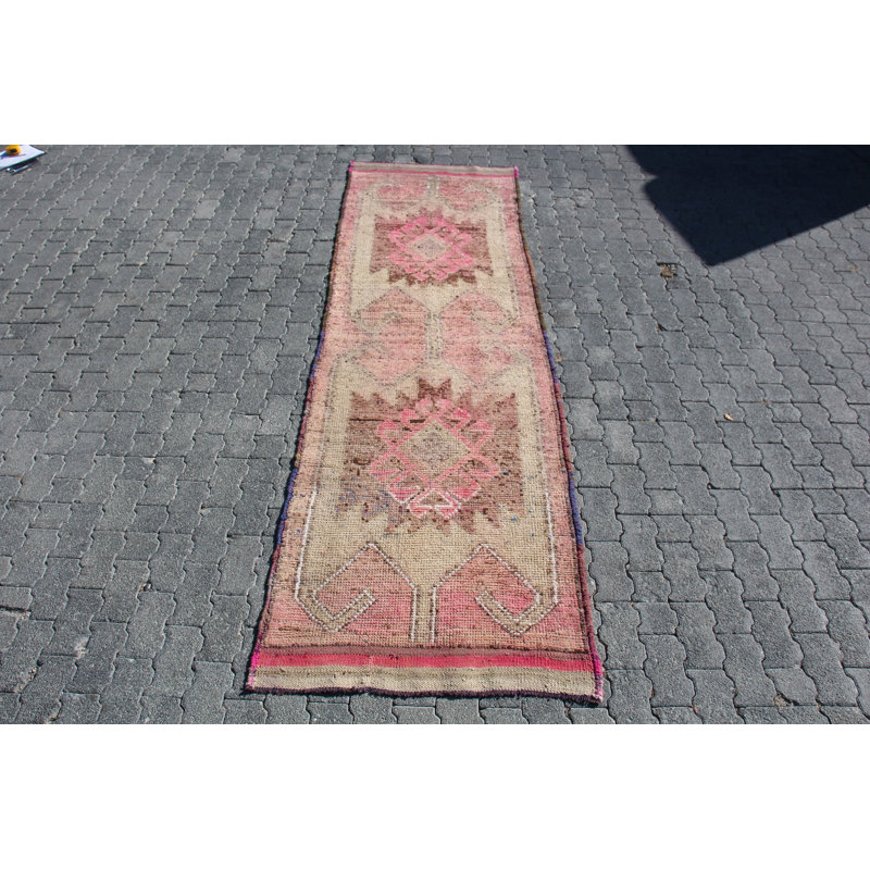 Tapis de couloir turc rétro dans des tons terreux pour une décoration traditionnelle sur Etsy