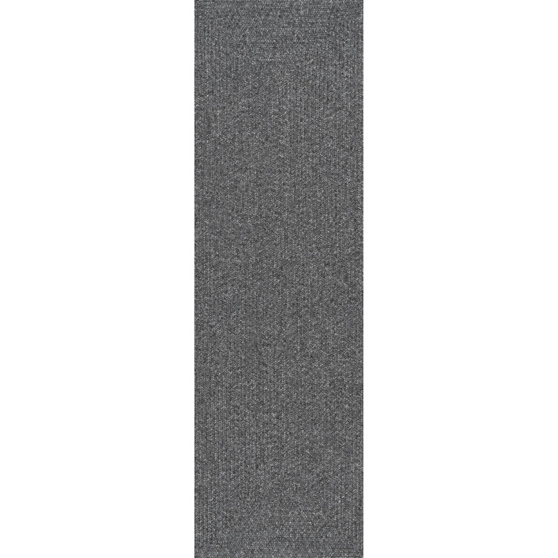 Benitez Solid Colour Hand Woven Area Rug, Runner 76 x 244cm