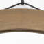 Avram Round Solid Wood Mirror