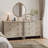 Durso Cesare Farmhouse 30"W Nightstand with 3 Drawers and a Charging Station, Solid Wood Bedside Table Wood Night Stand-1564029194-1564029199