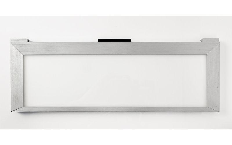 Barre d'éclairage 1 lumière Line ™, Aluminium brossé, H 4,56 po x l 12,75 po x P 0,5 po
