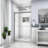 48"Wx 76"H Semi-Frameless Double Sliding Shower Door-115722947