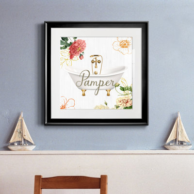 Pamper - peinture encadrée