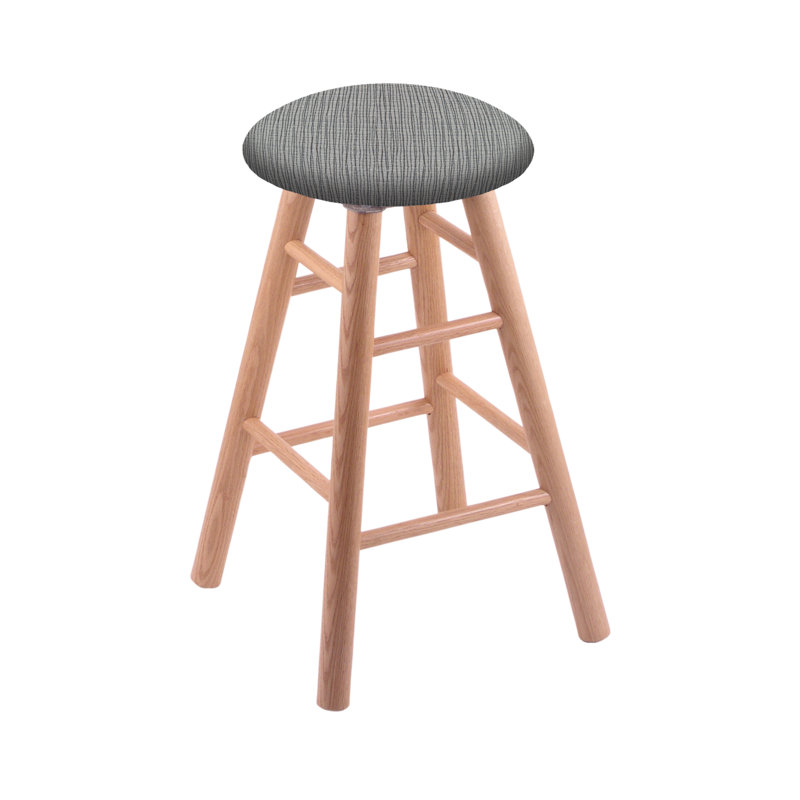 Swivel 24" Bar Stool, Natural Oak, Graph Alpine, Counter Stool (24" Seat Height)