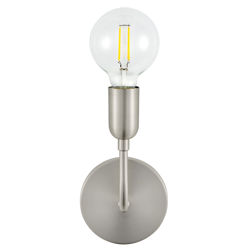 MoretinMarsh Armed Sconce, Brushed Nickel