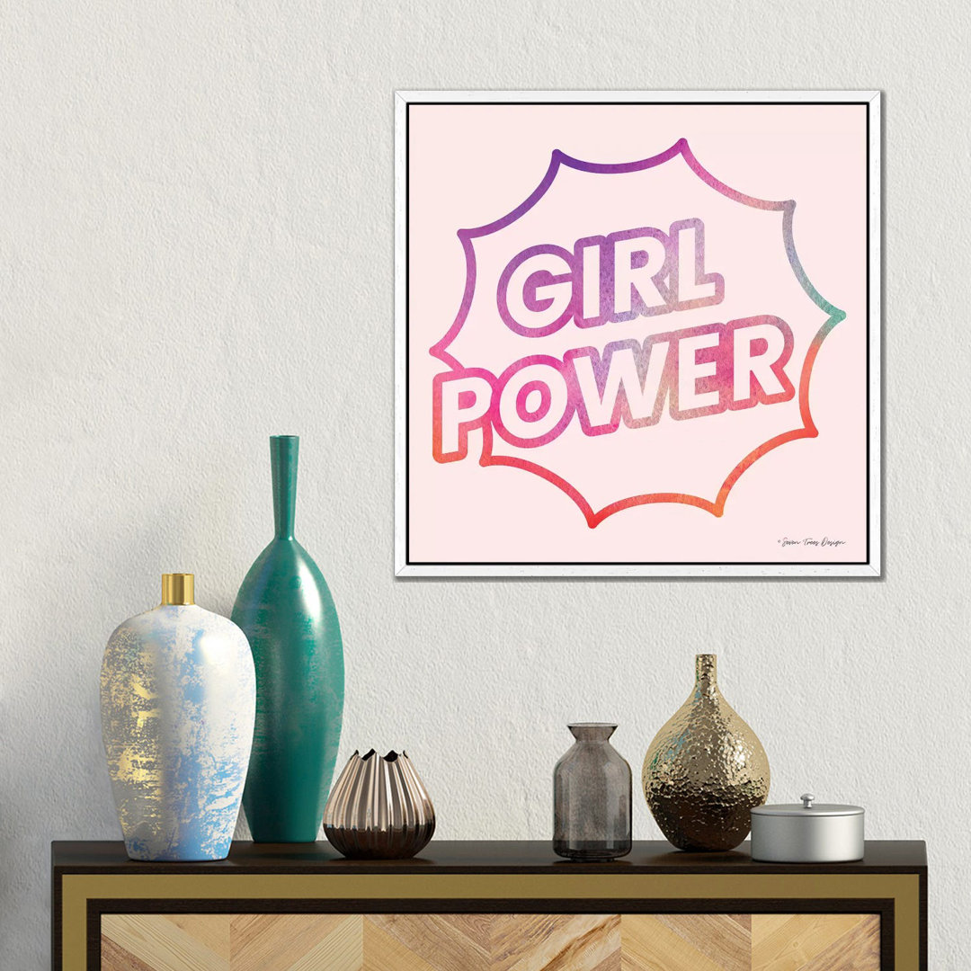 Girl Power I von Seven Trees Design - Galerie-verpackte Leinwand Giclée auf Leinwand