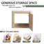 Ensemble de meuble-lavabo mural 24 po avec porte en céramique Art-1529974456