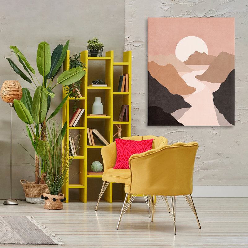 «Rust Boho Stream» par Nataly White, H 48 po x l 36 po