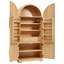 Garde-manger arqué avec 8 tablettes de porte, armoires de rangement cannelées avec 3 tablettes réglables-1862590449