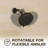 Replacement Kit 5 inch Round 10-Function Shower Head & Stainless Steel Trim-123458093