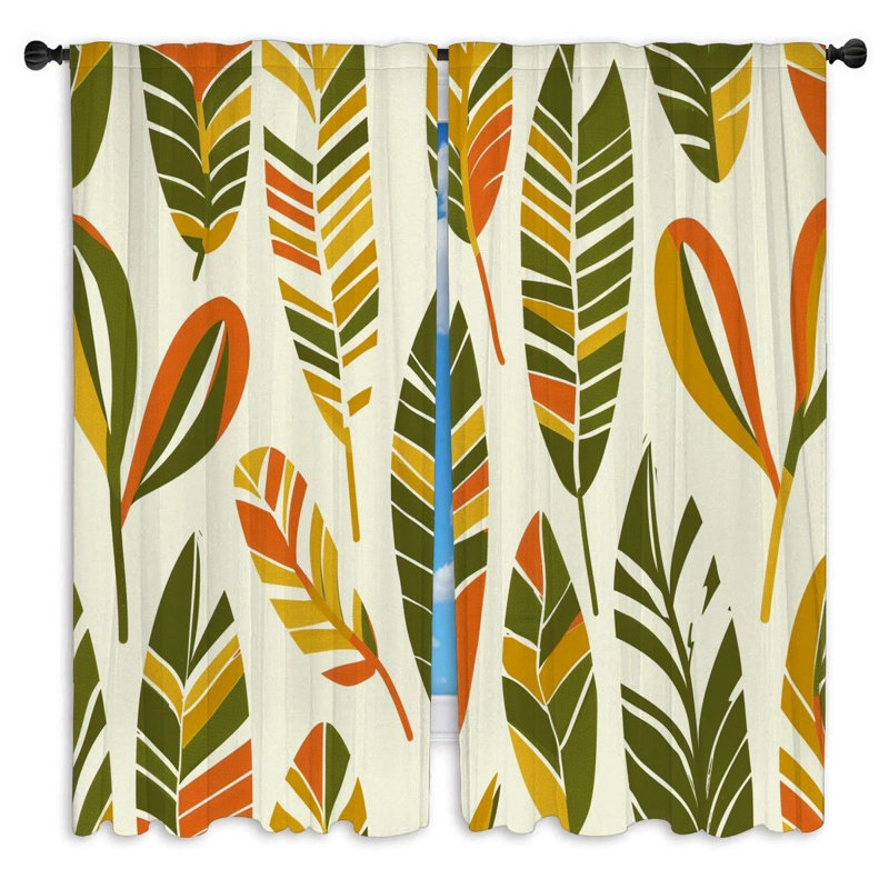 Paire de rideaux obscurcissant en polyester Stacye, L 20 po x L 61 po