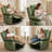 34”W Upholstered Swivel Reclining Rocking Chair-702031715