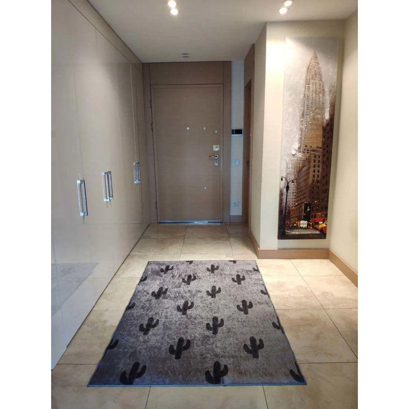 Tapis à envers antidérapant Tileah, Rectangle 2 pi 7 po x 8 pi 10 po