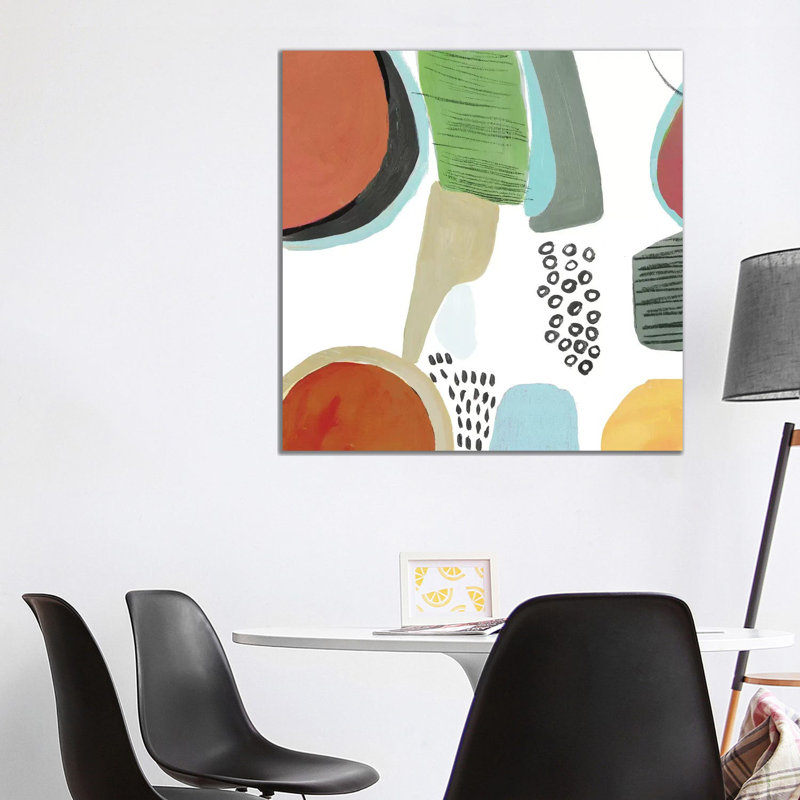 Joyous I by Tom Reeves - Gallery-Wrapped Canvas Giclée on Canvas, Wrapped Canvas, 45.72 cm H x 45.72 cm W x 3.175 cm D
