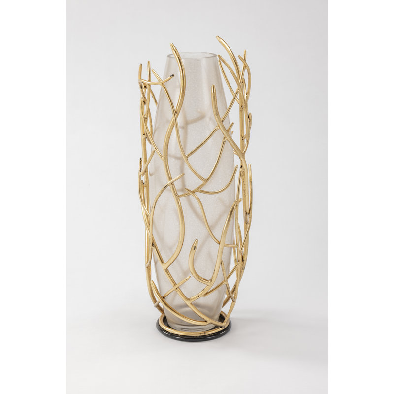 Handmade Metal Floor Vase