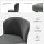 14cm H Upholstered Upholstered Back Dining Chair-128549925-131180649