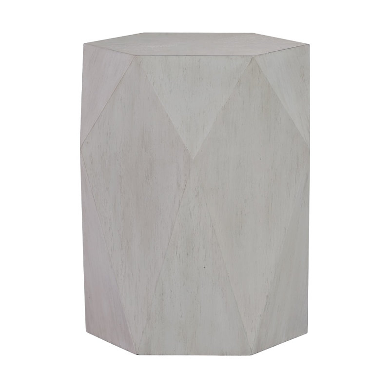 Table de bout Clorence, Blanc antique