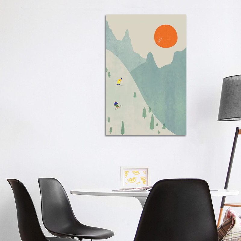 Ski Set II by Flatowl - Wrapped Canvas Print, Wrapped Canvas, 101.6 cm H x 66.04 cm W x 1.91 cm D