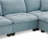 L-Shaped Reversible Sectional Couch Set With Free Pillows-196243931