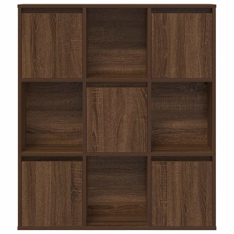 Bookcase 89X24x101.5 Cm Engineered Wood, Brown Oak