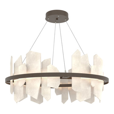 Volterra Wagon Wheel LED Chandelier