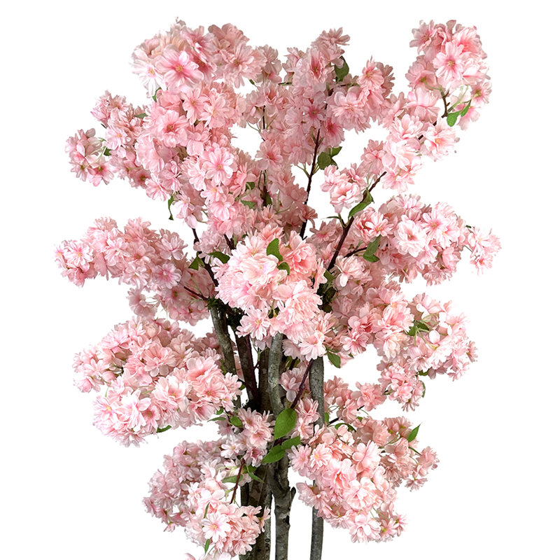 4.5' Cherry Blossom Tree in Square Fiberstone Pot
