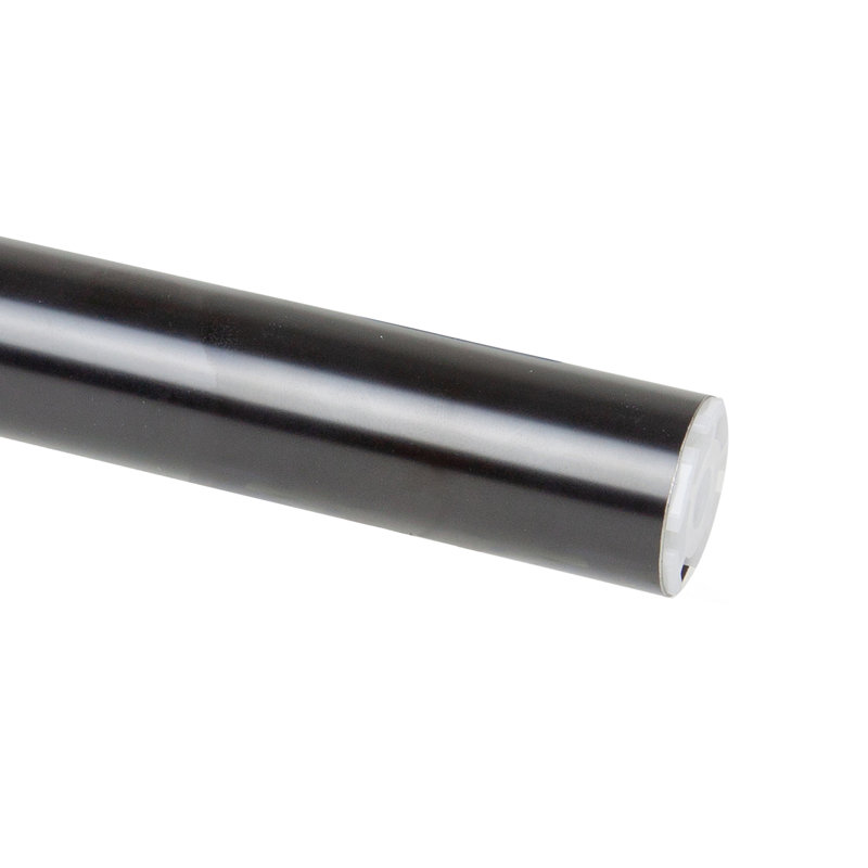 96'' Overall Width Single Curtain Rod, Black