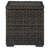 Humnoke Square Wicker Outdoor Side Table , 20.25'' in. W 20.13'' in. D